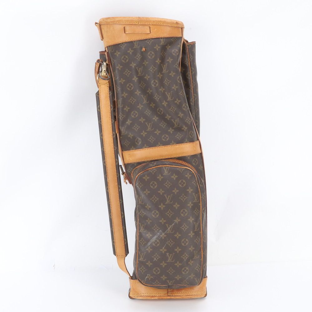 Louis Vuitton Monogram Sac Golf Leather Caddy Bag Sports — view 2