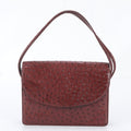 Loewe Vintage Ostrich Leather Shoulder Bag