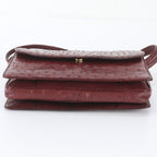 Loewe Vintage Ostrich Leather Shoulder Bag — view 6