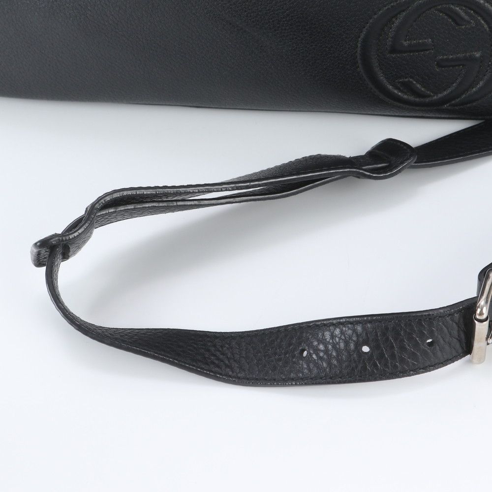 Gucci Interlocking G Leather 2-Way Business Bag Crossbody Document Bag — view 3