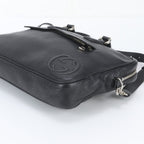 Gucci Interlocking G Leather 2-Way Business Bag Crossbody Document Bag — view 5