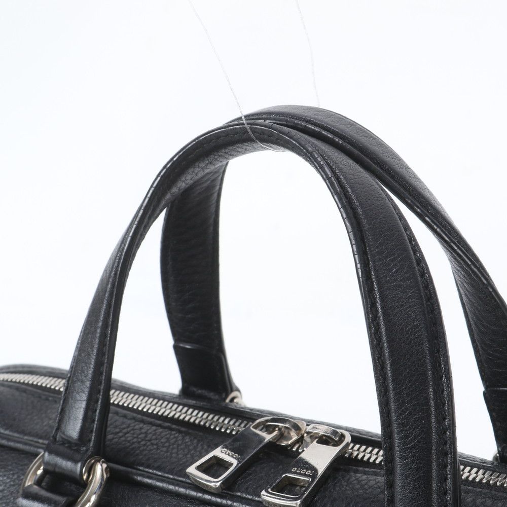 Gucci Interlocking G Leather 2-Way Business Bag Crossbody Document Bag — view 2