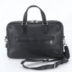 Gucci Interlocking G Leather 2-Way Business Bag Crossbody Document Bag