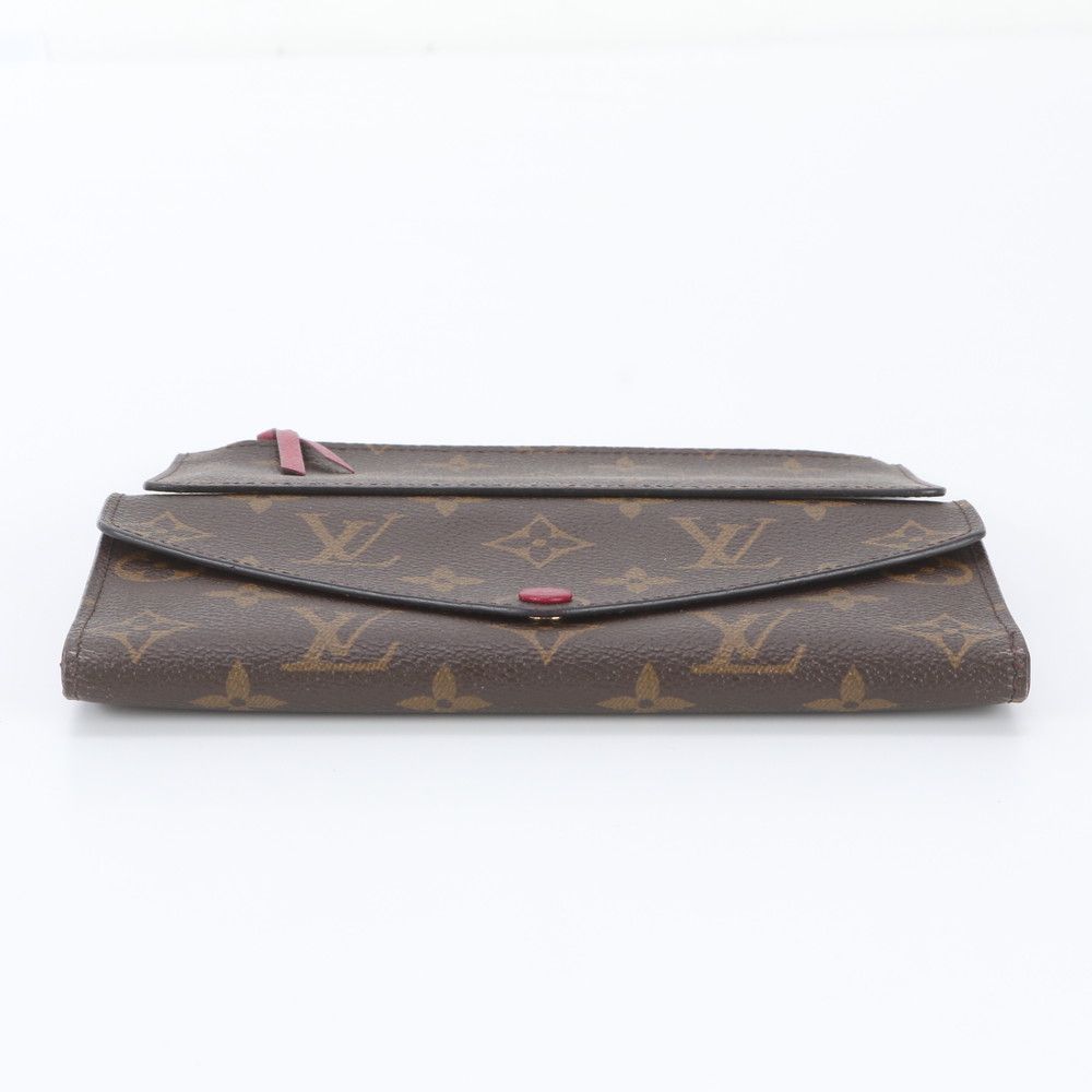 Louis Vuitton Monogram Portefeuille Josephine Fuchsia Wallet Trifold — view 6