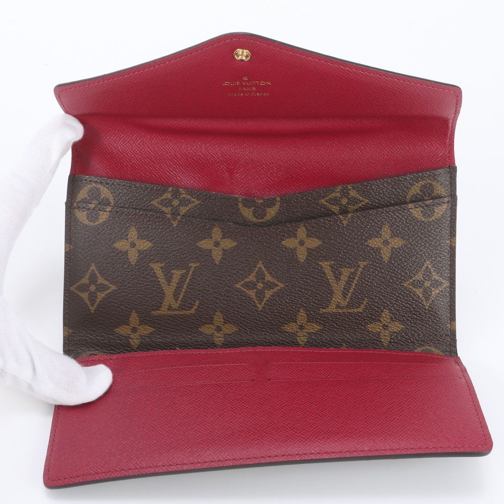 Louis Vuitton Monogram Portefeuille Josephine Fuchsia Wallet Trifold — view 7