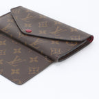 Louis Vuitton Monogram Portefeuille Josephine Fuchsia Wallet Trifold — view 4