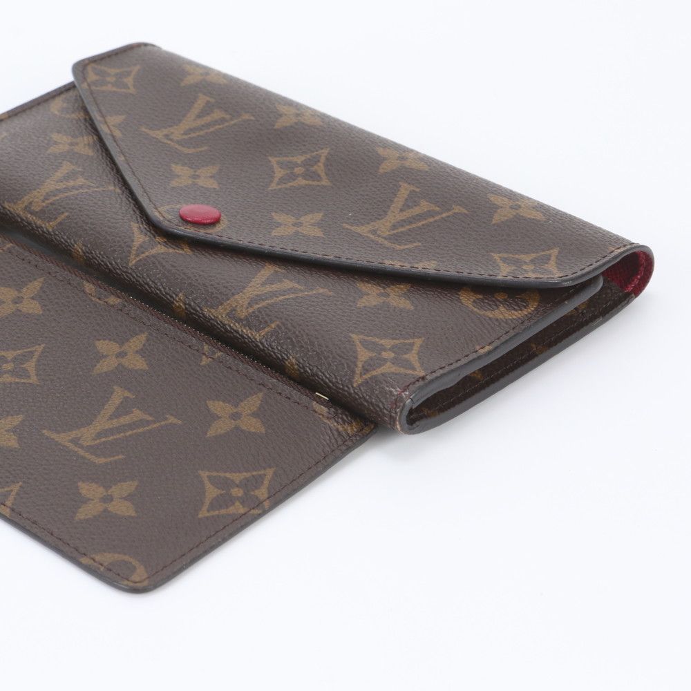 Louis Vuitton Monogram Portefeuille Josephine Fuchsia Wallet Trifold — view 4