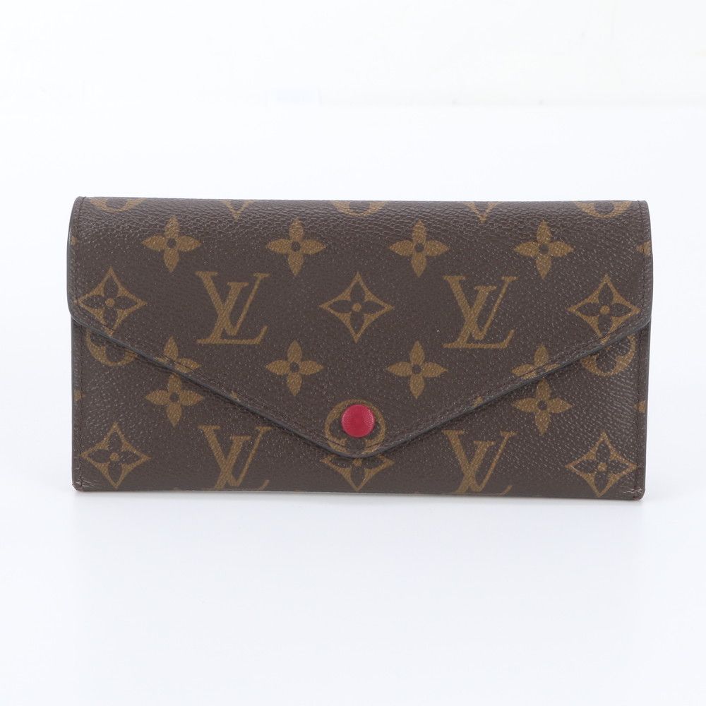 Louis Vuitton Monogram Portefeuille Josephine Fuchsia Wallet Trifold — view 2