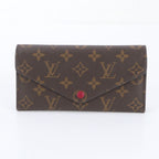 Louis Vuitton Monogram Portefeuille Josephine Fuchsia Wallet Trifold — view 2