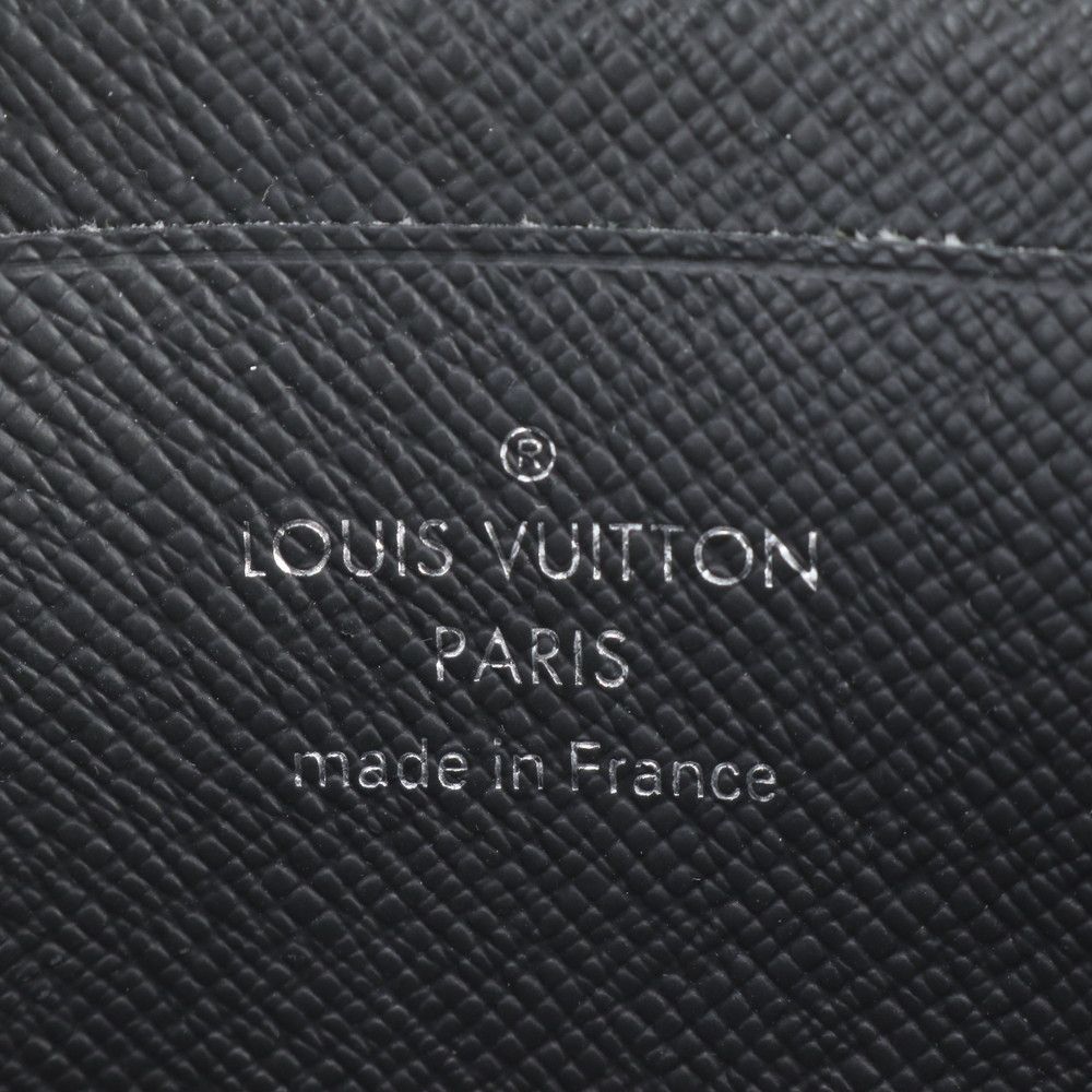 Louis Vuitton Taiga Porte Monnaie Jour Leather Coin Purse Zip Around — view 7