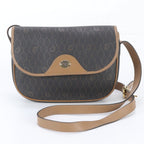 Dior Vintage Honeycomb Pattern Leather Shoulder Bag