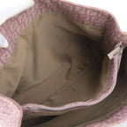 Fendi Zucchino FF Leather Canvas Tote Bag Shoulder Hand Pink — view 7
