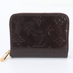 Louis Vuitton Monogram Vernis Zippy Coin Purse Leather