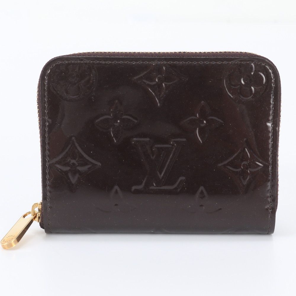 Louis Vuitton Monogram Vernis Zippy Coin Purse Leather