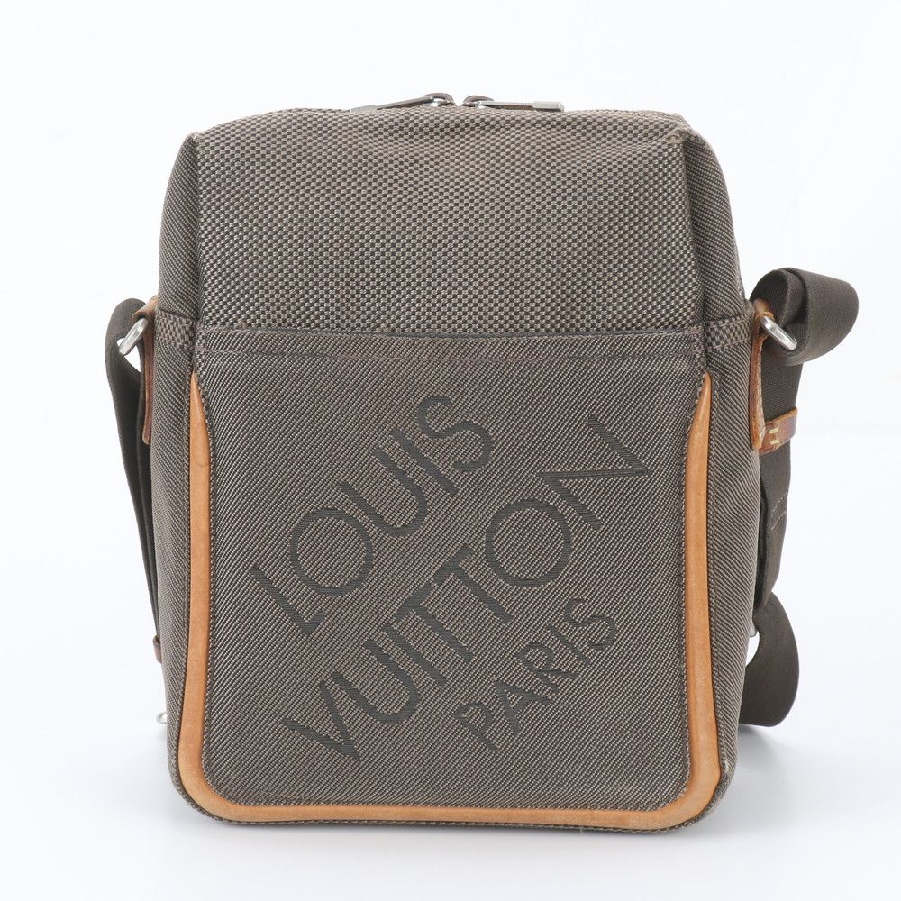 Louis Vuitton Damier Geant Citadin Leather Shoulder Bag Crossbody Messenger — view 3