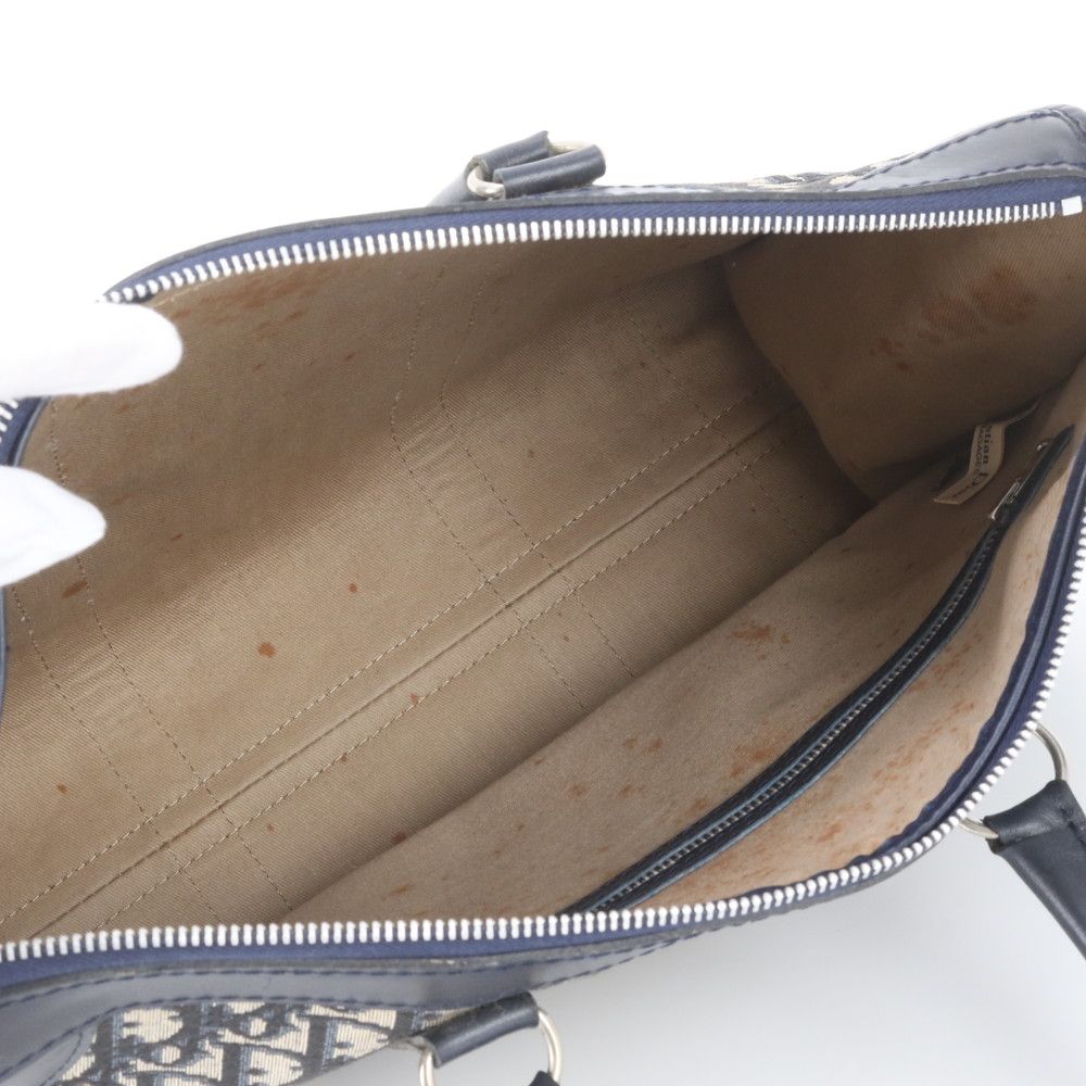 Dior Vintage Trotter Leather Boston Bag — view 7
