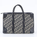 Dior Vintage Trotter Leather Boston Bag
