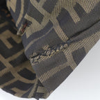 Fendi Zucca Leather Nylon Tote Bag Shoulder — view 8