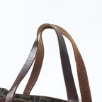 Fendi Zucca Leather Nylon Tote Bag Shoulder — view 2