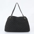 Gucci GG Canvas Leather Tote Bag Shoulder — view 3
