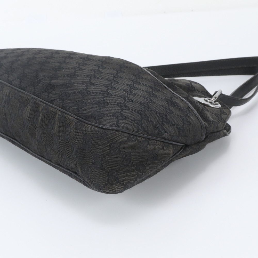 Gucci GG Canvas Leather Tote Bag Shoulder — view 4