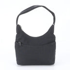 Gucci GG Canvas Leather Bag Shoulder Hand Black