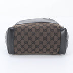 Gucci GG Canvas Leather Tote Bag Shoulder — view 6