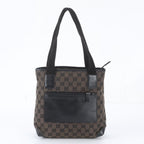 Gucci GG Canvas Leather Tote Bag Shoulder