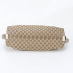 Gucci GG Canvas Bamboo Bar Braided Leather Tote Bag Shoulder — view 6