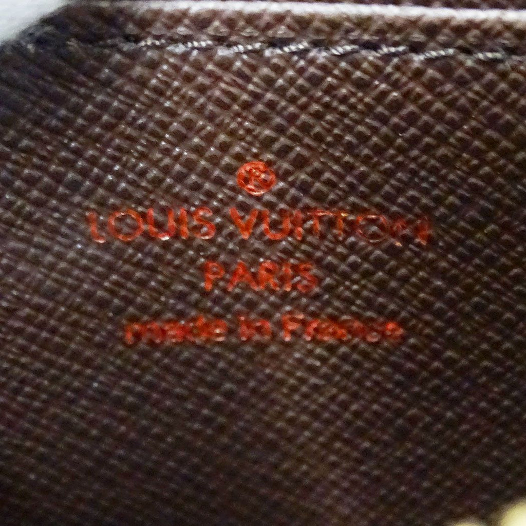 Louis Vuitton Wallet Coin Purse Damier Canvas Zippy Brown Zip Around Card Case — view 7