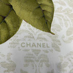 Chanel Camellia Floral Silk Scarf Large Ivory — view 6