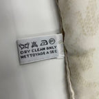 Chanel Camellia Floral Silk Scarf Large Ivory — view 8