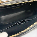 Chanel Trendy CC Shoulder Bag Black Gold Quilted CC Logo Chain 2-Way — view 6