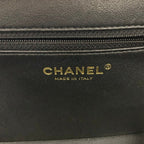 Chanel Trendy CC Shoulder Bag Black Gold Quilted CC Logo Chain 2-Way — view 8