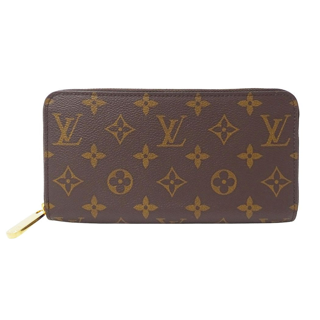 Louis Vuitton Wallet Monogram Canvas Zippy Brown Zip Around Large