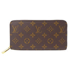 Louis Vuitton Wallet Monogram Canvas Zippy Brown Zip Around Large