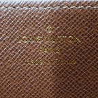 Louis Vuitton Wallet Monogram Canvas Zippy Brown Zip Around Large — view 7