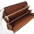 Louis Vuitton Wallet Monogram Canvas Zippy Brown Zip Around Large — view 5