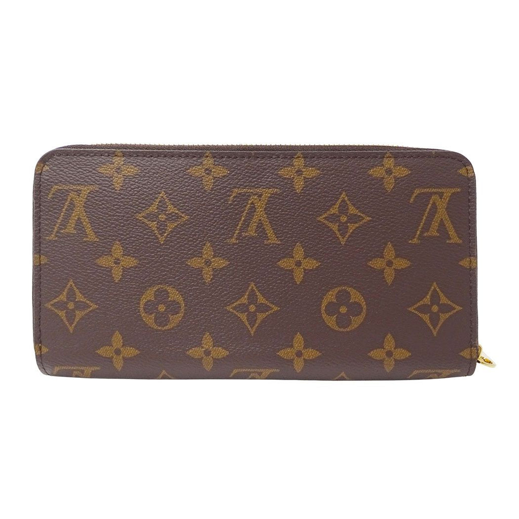 Louis Vuitton Wallet Monogram Canvas Zippy Brown Zip Around Large — view 2