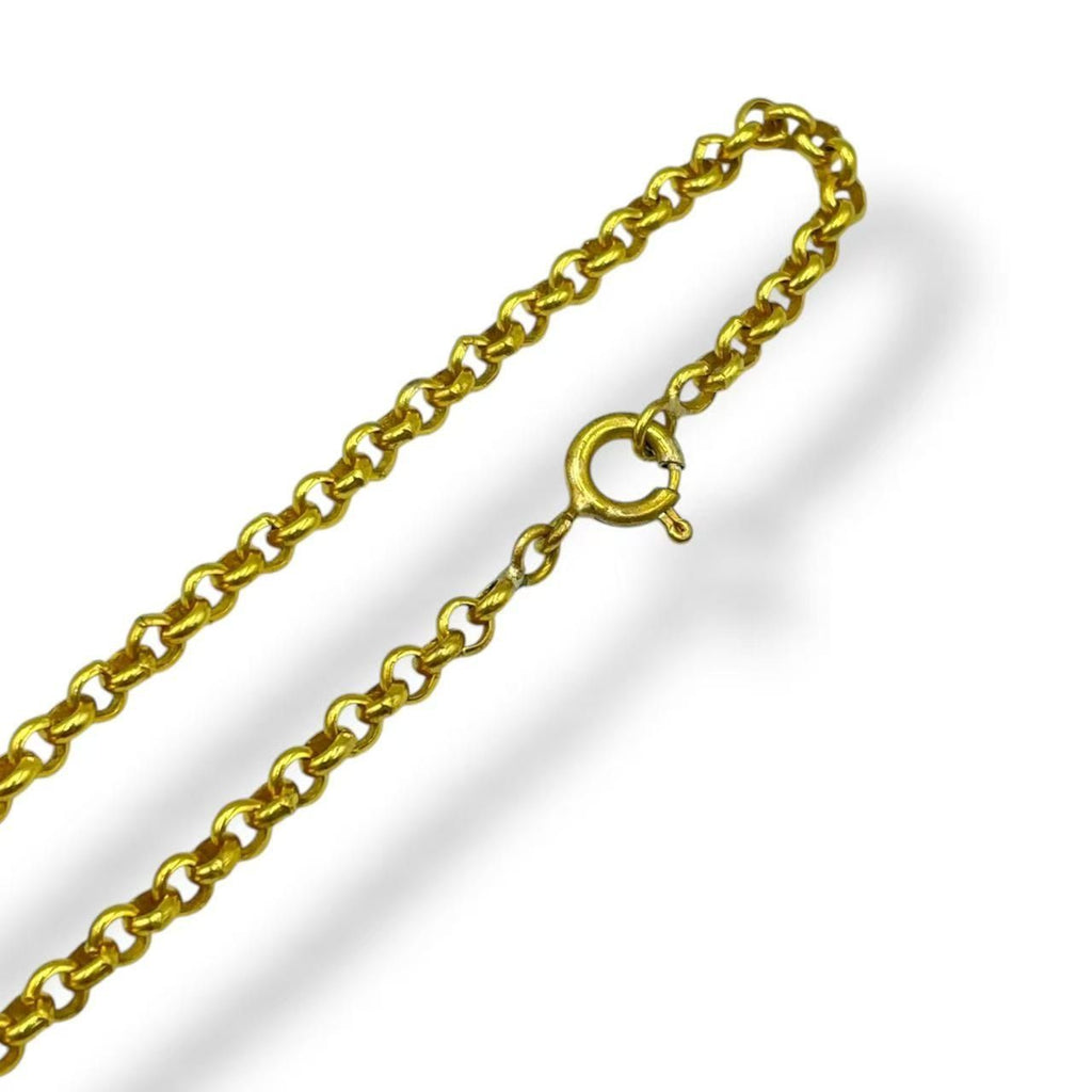 Celine Necklace Macadam Rhinestone Gold — view 4