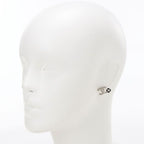 Chanel Rhinestone CC Logo Earrings Metal — view 4