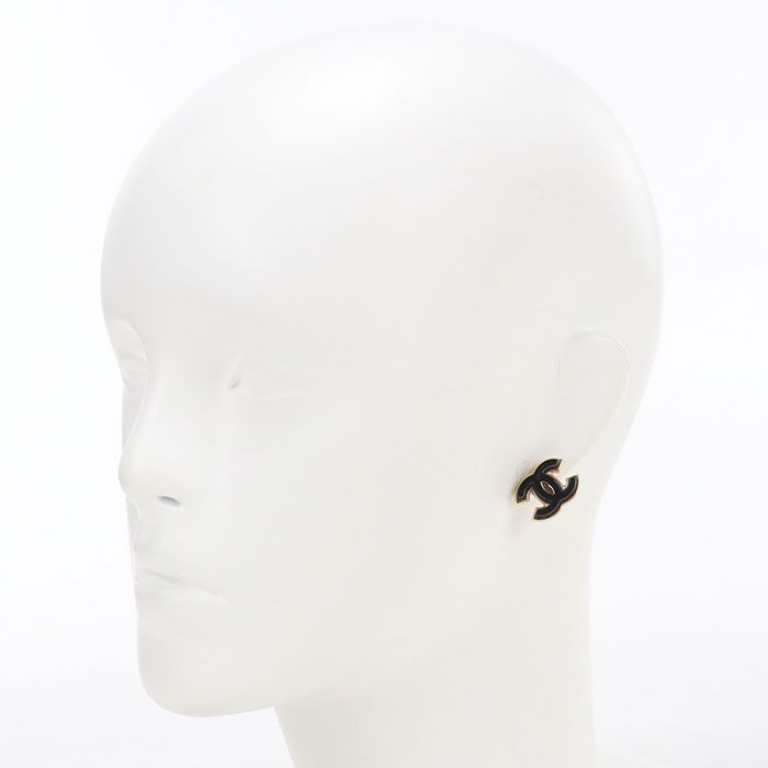 Chanel CC Logo Earrings Metal — view 6