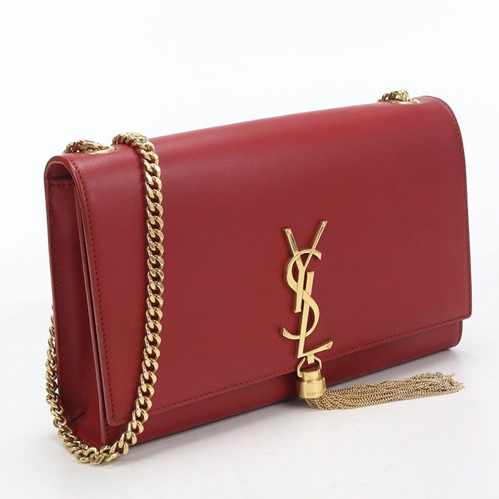 Saint Laurent Tassel Medium Kate Shoulder Bag Calfskin