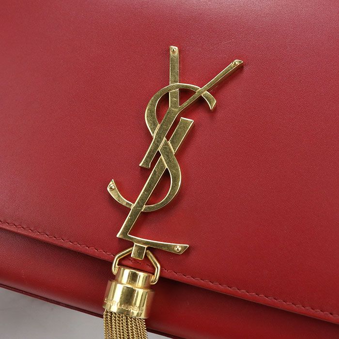 Saint Laurent Tassel Medium Kate Shoulder Bag Calfskin — view 7