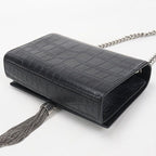 Saint Laurent Tassel Chain Kate Shoulder Bag Embossed Calfskin — view 2