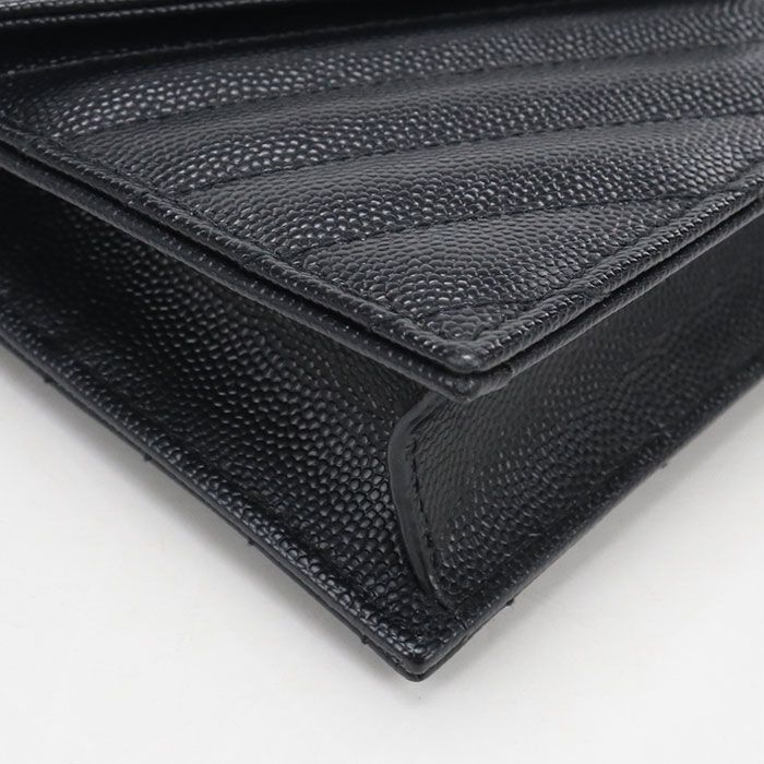Saint Laurent Envelope Cassandra Chain Wallet Calfskin Shoulder Bag — view 6