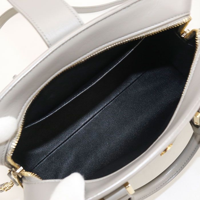 Saint Laurent Baby Monogram Cabas 2-Way Handbag Calfskin — view 3