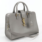 Saint Laurent Baby Monogram Cabas 2-Way Handbag Calfskin