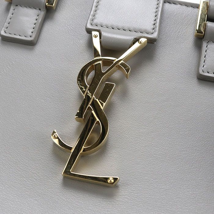 Saint Laurent Baby Monogram Cabas 2-Way Handbag Calfskin — view 5