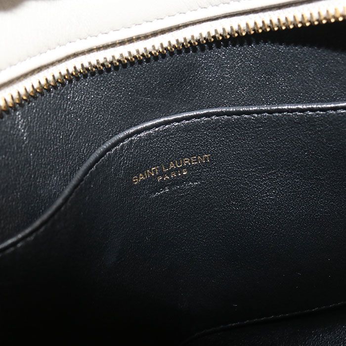 Saint Laurent Baby Monogram Cabas 2-Way Handbag Calfskin — view 4